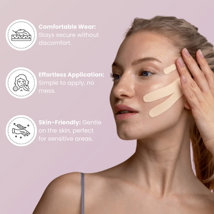 Silqué Tapes™ - Facial Lift Japanese Tapes - Botox Alternative | Anti-Wrinkle